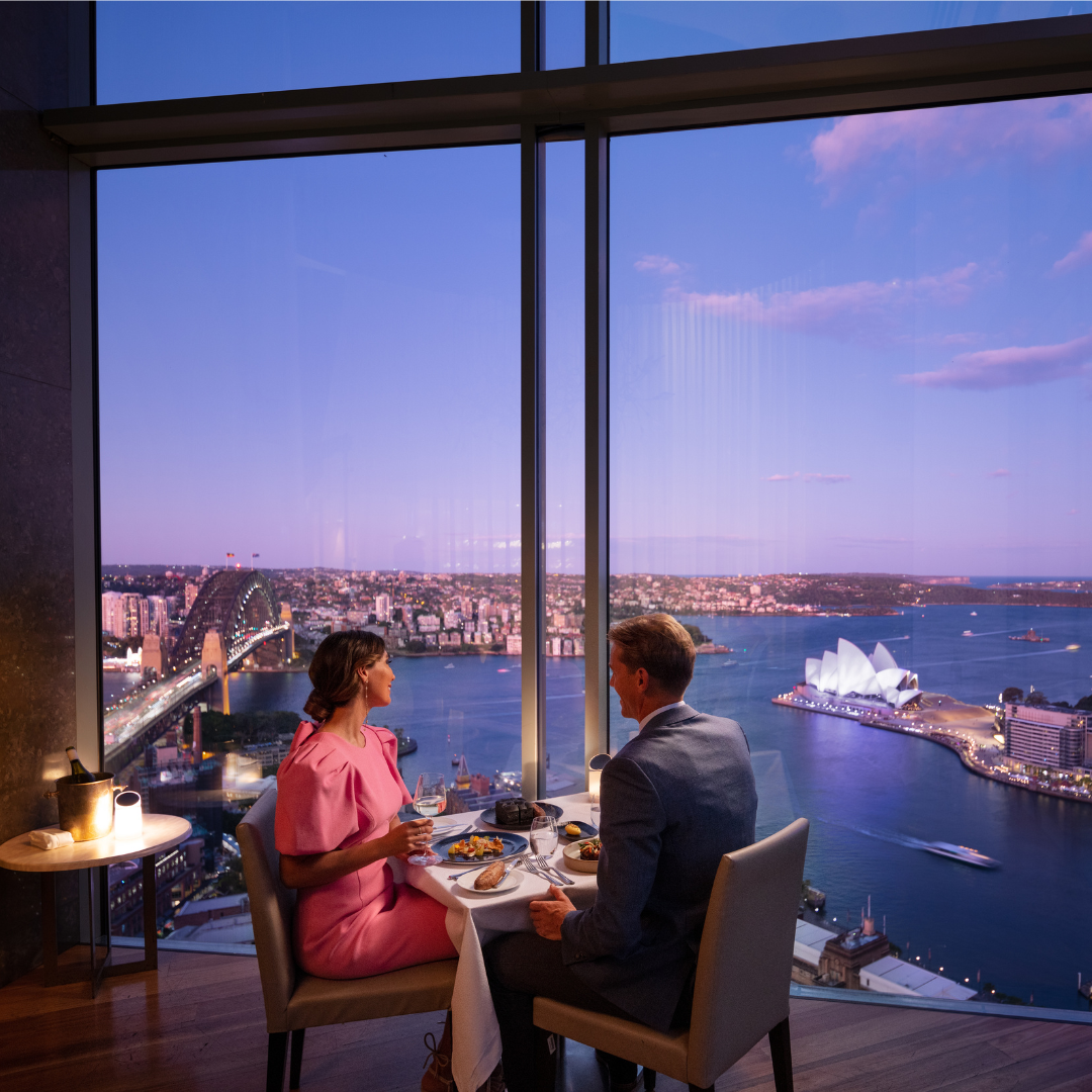 Altitude 3 Course Dinner for Two With Wine Pairing – Shangri-La Sydney